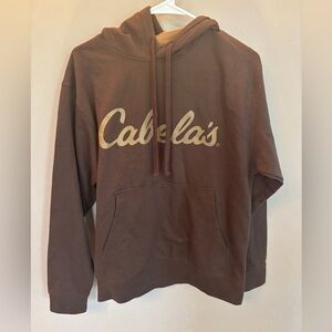 Cabela's Brown Hoodie, adult size small